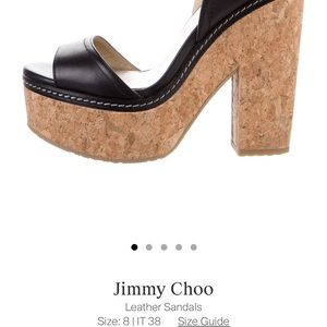 Authentic Jimmy Choo Platform Sandals